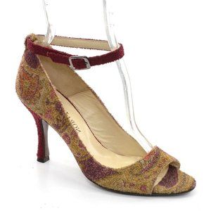 Nora Haron Samarinda Ankle Strap Pumps 36 New